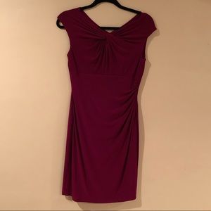 Ralph Lauren burgundy semi-formal dress
